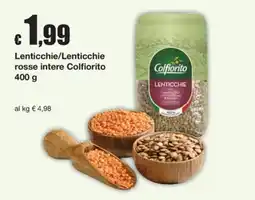 Sì con te Supermercati Lenticchie rosse intere Colfiorito offerta