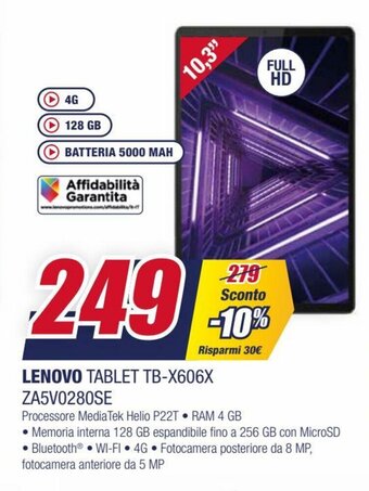 Lenovo Tablet TB-X606X ZA5V0280SE