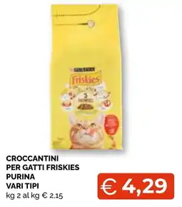 Mercatò Big Crocchettini per gatti Friskies Purina offerta