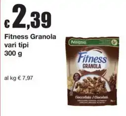 Sì con te Supermercati Fitness Granola Nestlé offerta