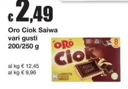Sì con te Supermercati Oro Ciok Saiwa offerta