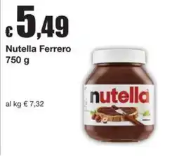 Sì con te Supermercati Nutella Ferrero offerta