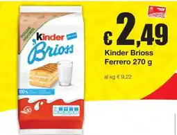 Sì con te Supermercati Kinder Brioss offerta