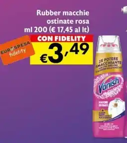 Eurospesa Vanish macchie ostinate rosa offerta