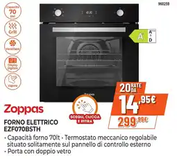 Expert Di Lella Forno elettrico Zoppas offerta