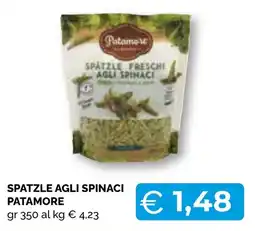 Mercatò Big Spatzle agli spinaci Patamore offerta