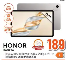 Expert Di Lella Honor PadX9A offerta
