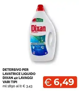 Mercatò Big Detersivo per lavatrice liquido Dixan 42 lavaggi offerta