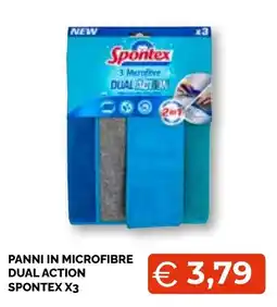 Mercatò Big Panni in microfibra dual action spontex offerta