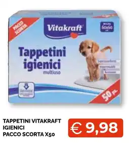 Mercatò Big Tappetini igienici Vitakraft multiuso offerta