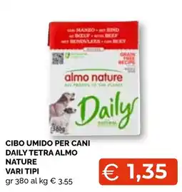 Mercatò Big Daily Tetra Almo Nature offerta