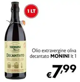 Eurospesa Olio extravergine oliva decantato Monini offerta