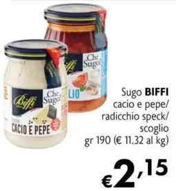 Eurospesa Sugo BIFFI cacio e pepe offerta