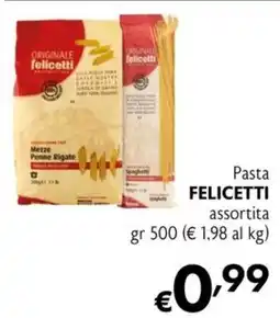 Eurospesa Pasta Felicetti assortita offerta
