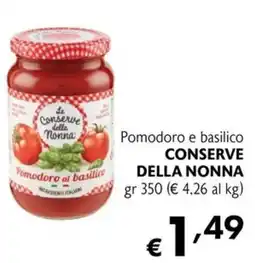 Eurospesa Pomodoro e basilico CONSERVE DELLA NONNA offerta