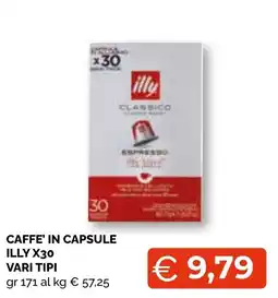 Mercatò Big Caffè in capsule ILLY X30 offerta