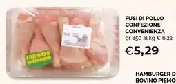 Mercatò Big Fusi di pollo confezione convenienza offerta