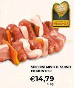 Mercatò Big Spiedini misti di suino piemontese offerta