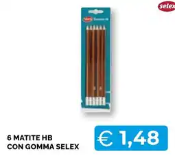 Mercatò Big Matite HB con gomma Selex offerta