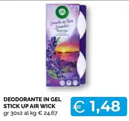 Mercatò Big Deodorante in gel stick up air wick offerta