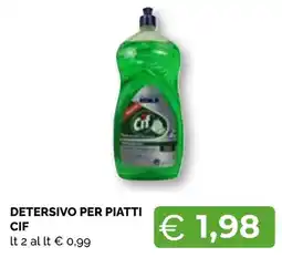 Mercatò Big Detersivo per piatti Cif offerta