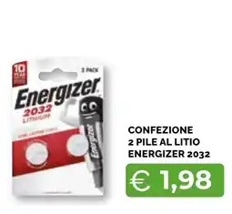 Mercatò Big Pile al litio Energizer 2032 offerta