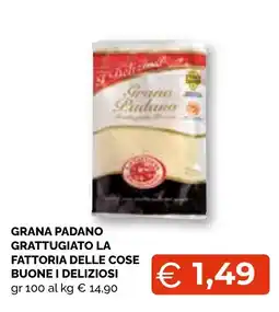 Mercatò Big Grana Padano grattugiato la fattoria delle cose buone i deliziosi offerta