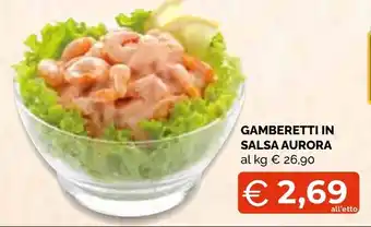 Gamberetti in salsa Aurora