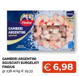 Mercatò Big Gamberi argentini Findus offerta