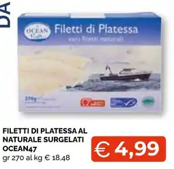 Mercatò Big Filetti di Platessa Ocean47 offerta