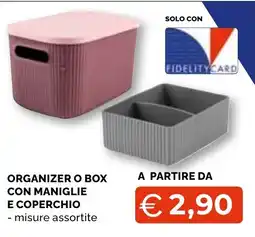 Mercatò Big Organizer o box con maniglie e coperchio offerta