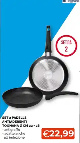 Mercatò Big Set 2 padelle antiaderenti Tognana offerta