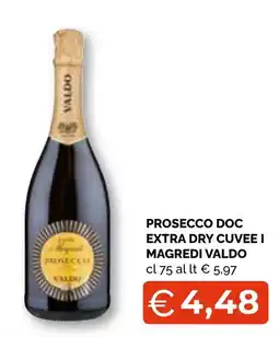 Mercatò Big Prosecco Doc Extra Dry Cuvee I Magredi Valdo offerta