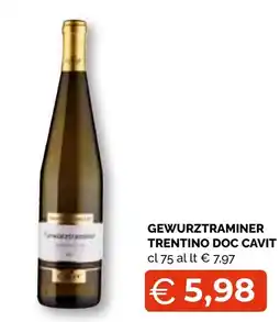 Mercatò Big Gewurztraminer Trentino Doc Cavit offerta