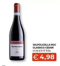 Mercatò Big Valpolicella DOC Classico Cesari offerta