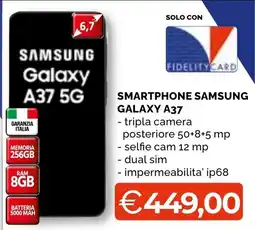 Mercatò Big Samsung Galaxy A37 5G offerta