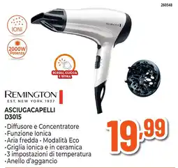 Expert Di Lella Remington asciugacapelli D3015 offerta