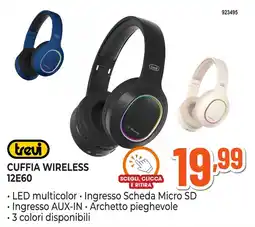 Expert Di Lella Cuffia wireless Trevi offerta