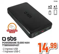 Expert Di Lella sbs powerbank 10.000 mah offerta