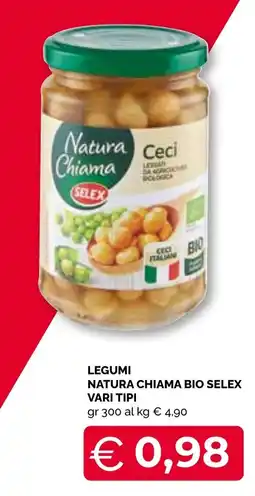 Mercatò Big Ceci Natura Chiama Bio Selex offerta