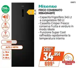 Expert Di Lella Hisense frigo combinato offerta