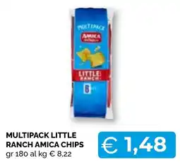 Mercatò Big Multipack little ranch amica chips offerta