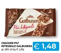 Mercatò Big Cracker Più Integrale Galbusera offerta