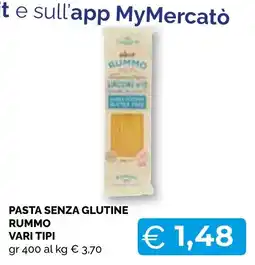 Mercatò Big Pasta senza glutine Rummo offerta