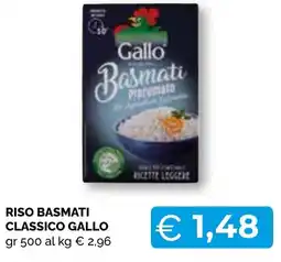 Mercatò Big Riso basmati classico Gallo offerta
