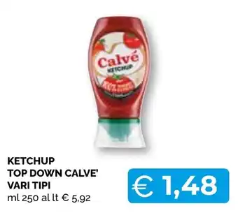 Mercatò Big Ketchup Top Down Calvé' offerta