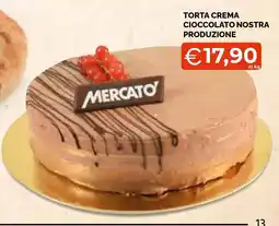 Mercatò Big Torta crema cioccolato nostra produzione Mercato offerta
