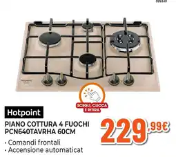 Expert Di Lella Hotpoint piano cottura 4 fuochi offerta