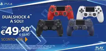 Trony PS4 Dualshock 4 offerta