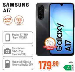 Expert Di Lella Samsung Galaxy A17 offerta
